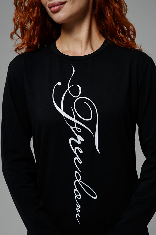 Натали Лонгслив 576141 8513 черный+freedom