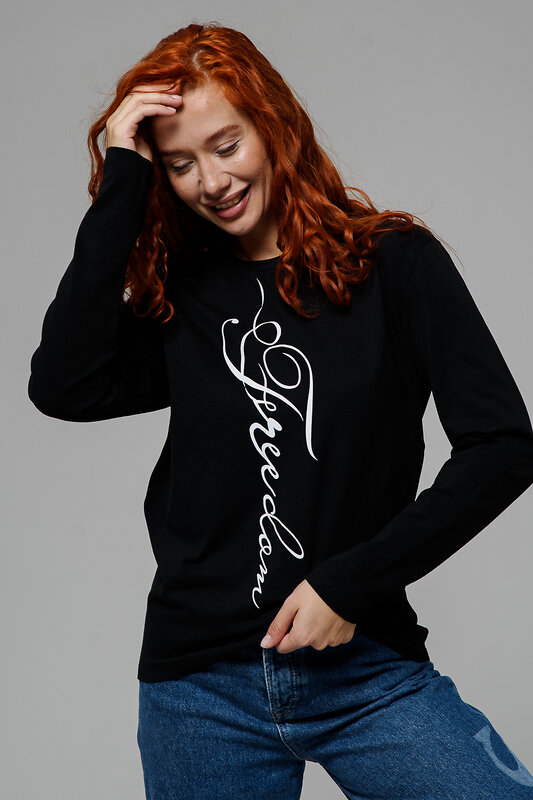 Натали Лонгслив 576141 8513 черный+freedom