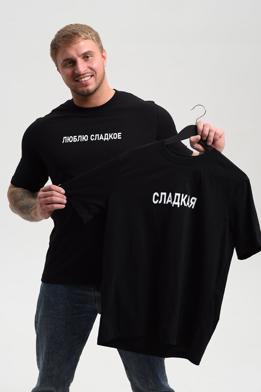 Натали Футболка 576144 8539 черный+сладкое
