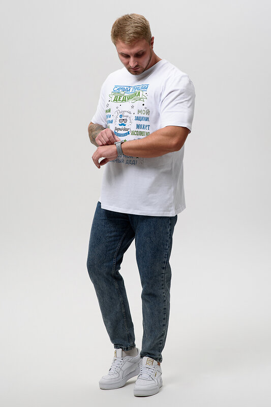 Натали Футболка 576145 8539 белый+авторитет