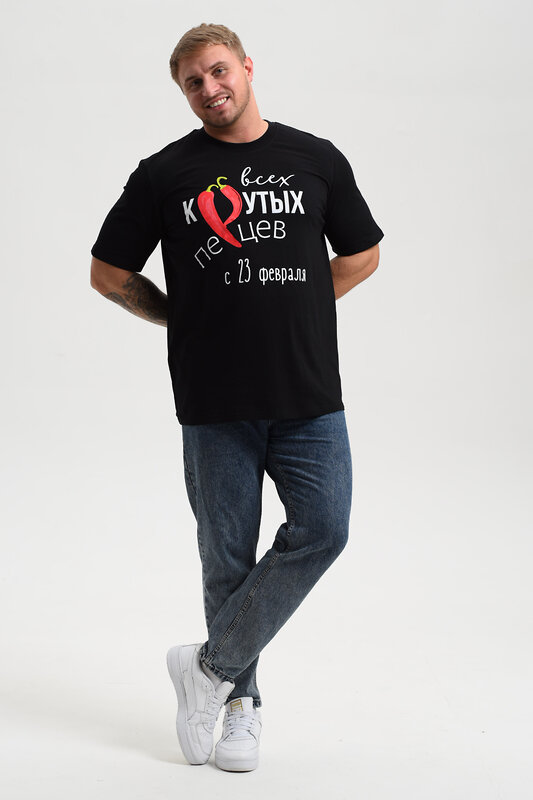 Натали Футболка 576151 8539 черный+перец