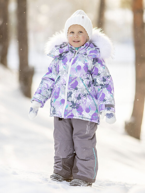 BATIK Комплект 576168 117-23з Лиловый принт/серый