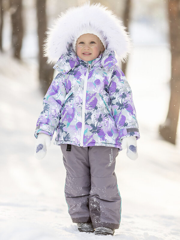 BATIK Комплект 576168 117-23з Лиловый принт/серый