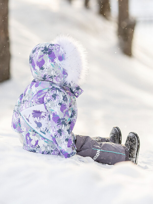 BATIK Комплект 576168 117-23з Лиловый принт/серый