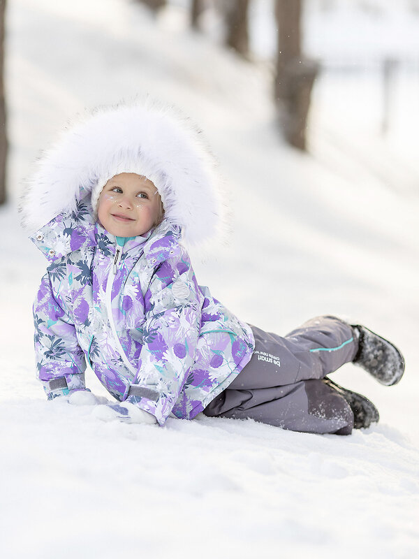 BATIK Комплект 576168 117-23з Лиловый принт/серый