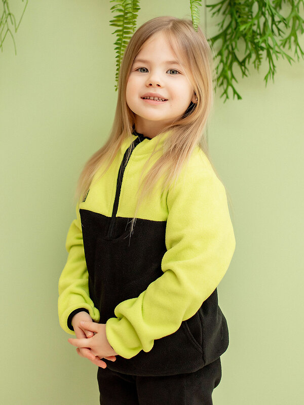 BATIK Комбинезон 576175 159-23з-03 Черный/лайм