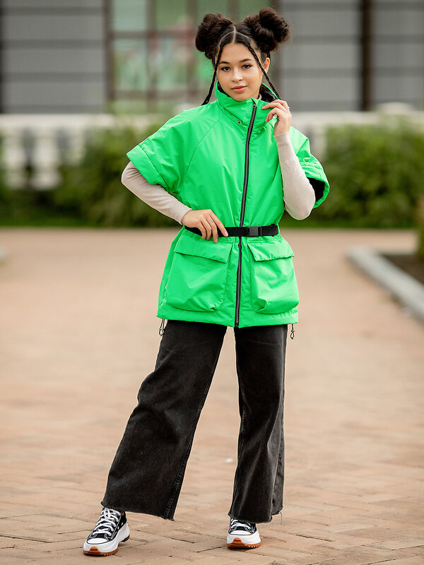 BATIK Бомбер 576179 522-23в-170-88-2-01 Зеленый