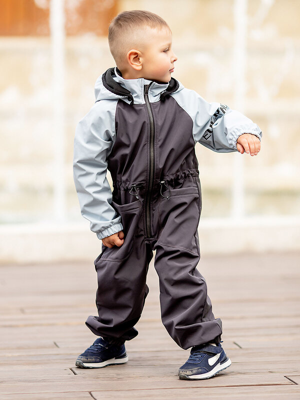 BATIK Комбинезон 576183 559-23в-116-60-2-04 Голубой/серый