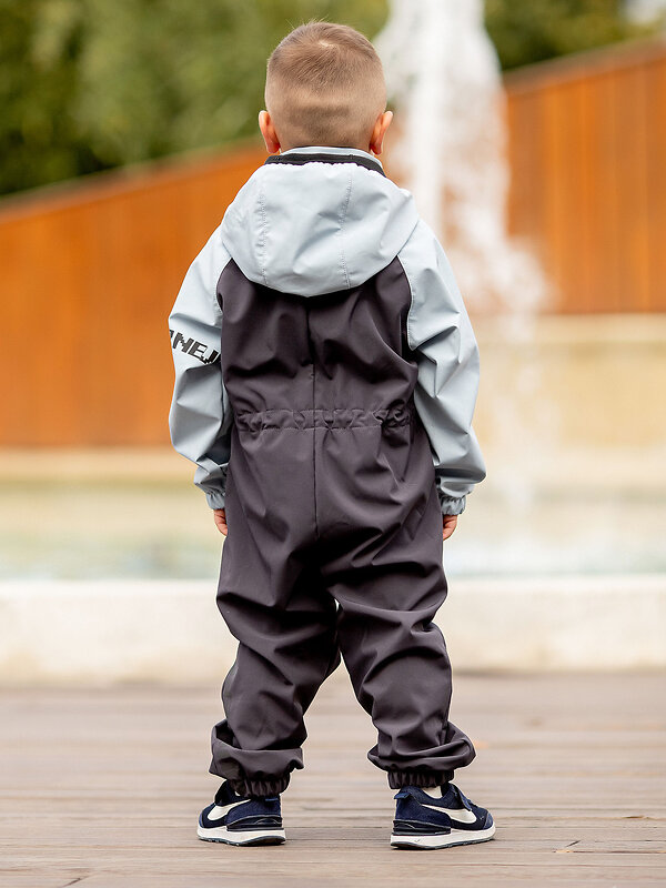 BATIK Комбинезон 576183 559-23в-116-60-2-04 Голубой/серый