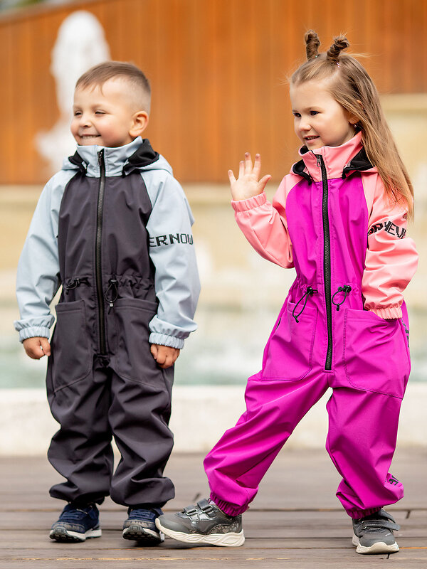 BATIK Комбинезон 576183 559-23в-116-60-2-04 Голубой/серый