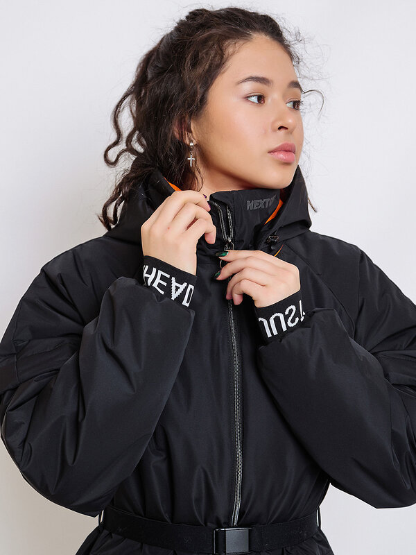 BATIK Бомбер 576209 522-23в-5 Черный/ярко-оранжевый