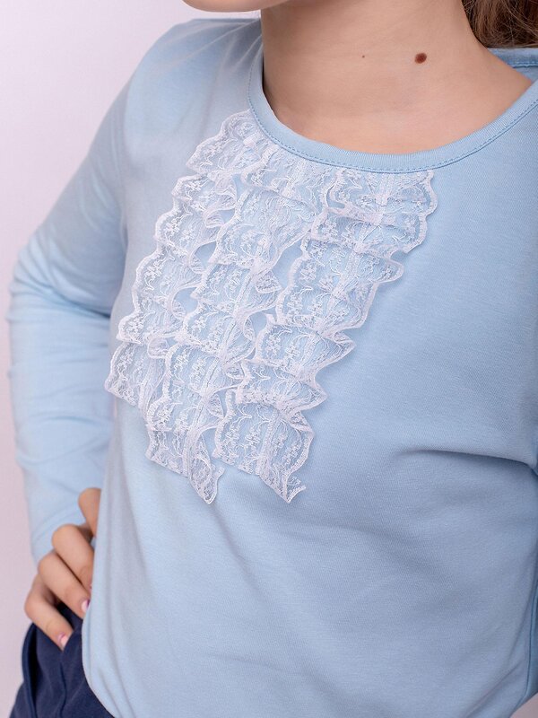 BATIK Лонгслив 576266 003_ШК22 Голубой