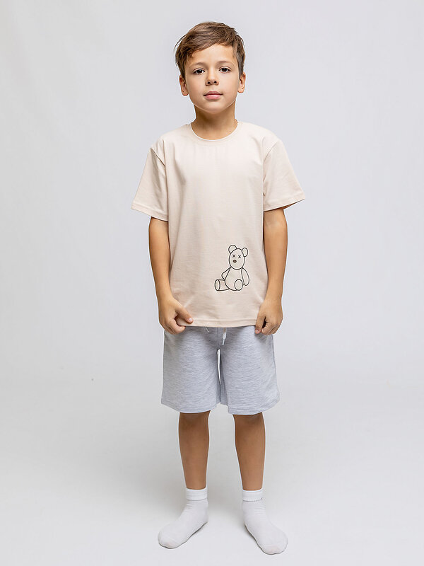 BATIK Шорты 576286 013_БПО Светло-серый меланж