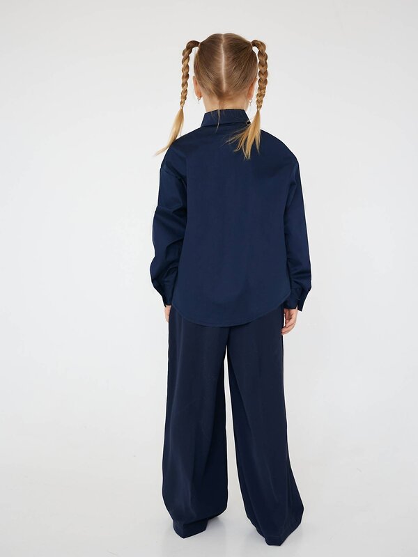 BATIK Блузка 576296 051 ш24-2 Темно-синий