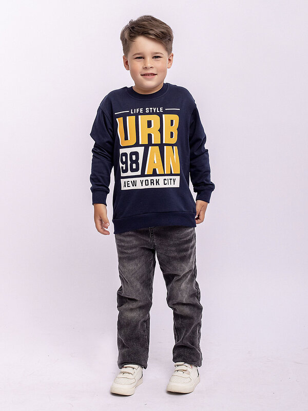 BATIK Свитшот 576319 011_ОС22 Синий