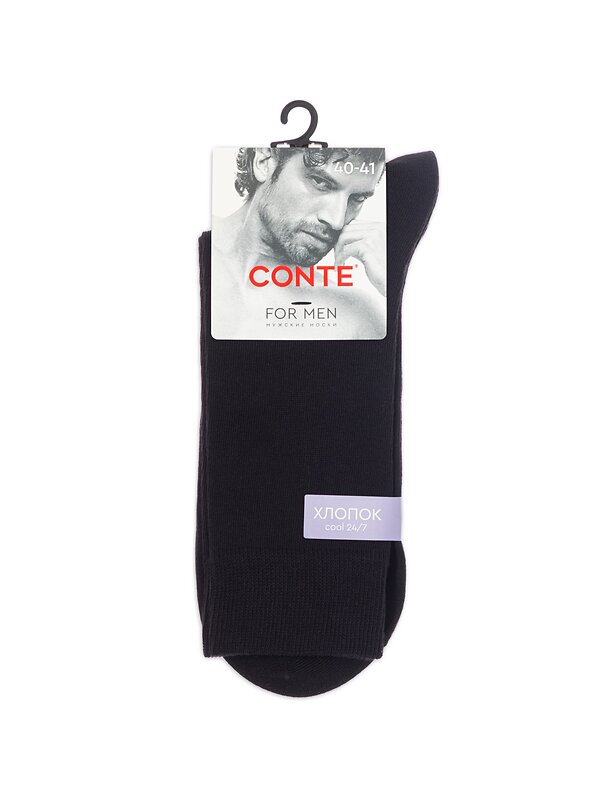 Conte elegant Носки 576348 (COOL 24/7) 24C-161CП черный