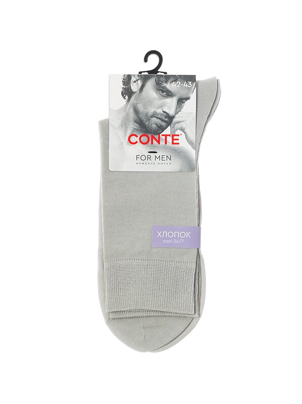 Conte elegant Носки 576349 (COOL 24/7) 24C-161CП серый