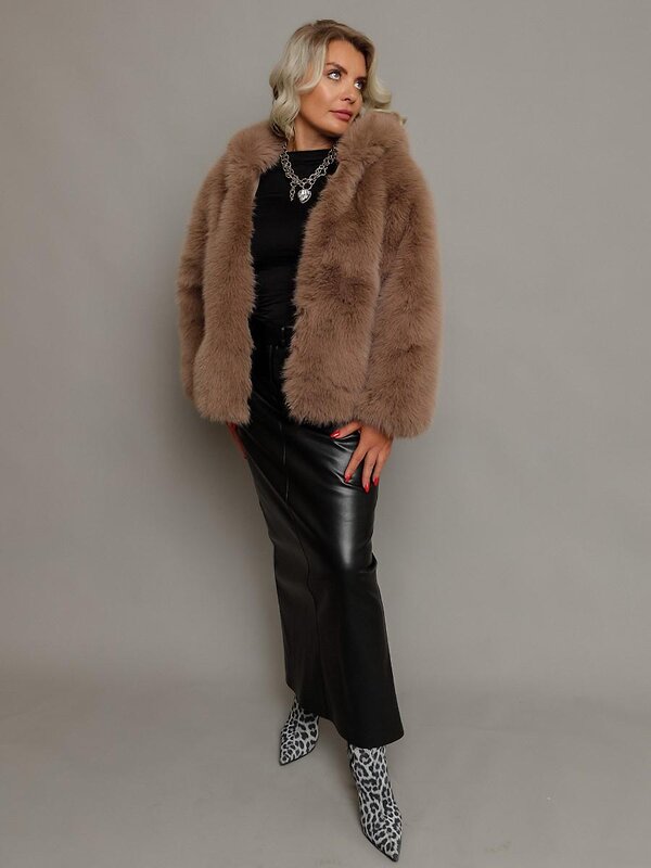 BATIK Шуба 576418 283-25о-2 Капучино