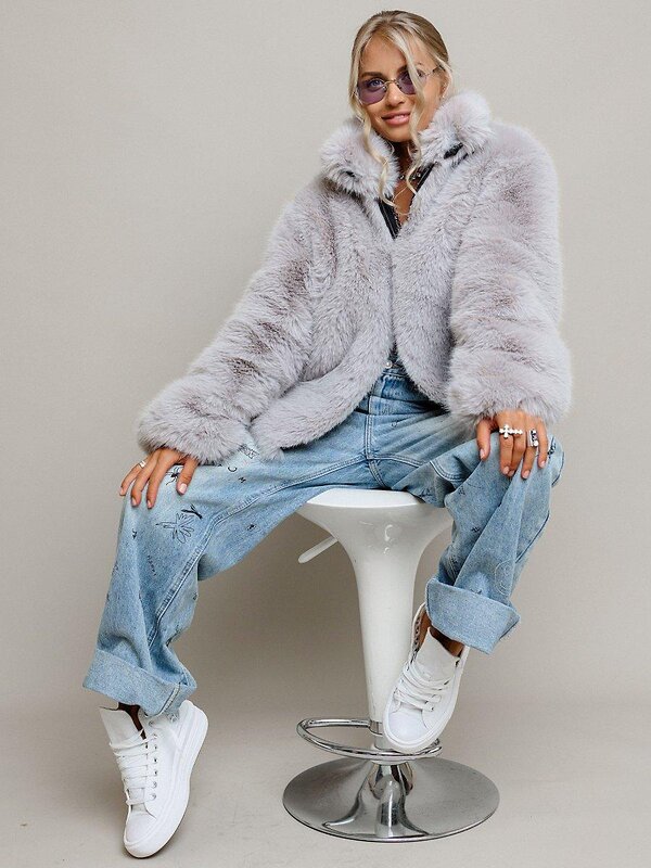 BATIK Шуба 576423 810-24о-3 Серый