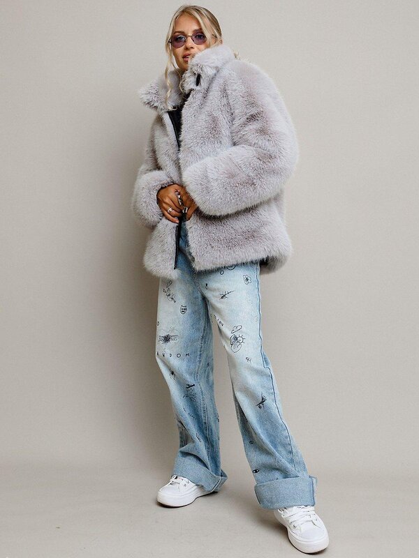 BATIK Шуба 576423 810-24о-3 Серый