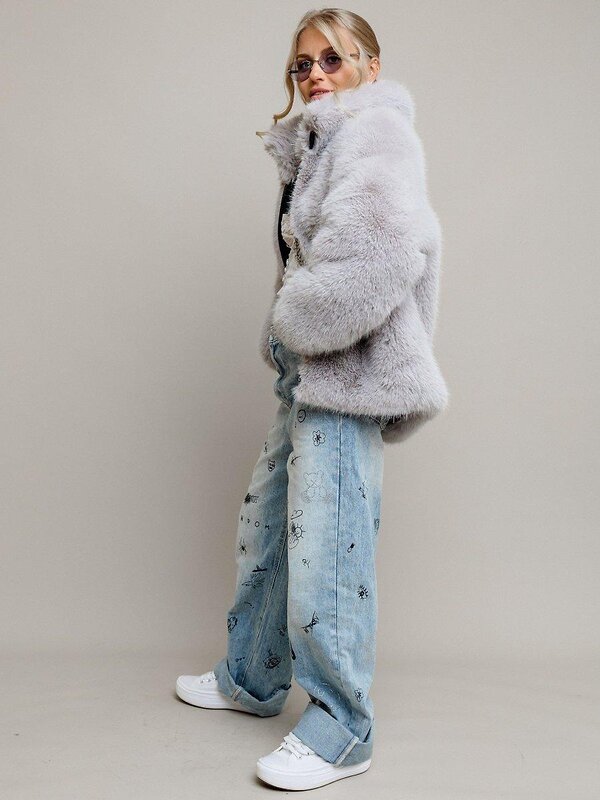 BATIK Шуба 576423 810-24о-3 Серый