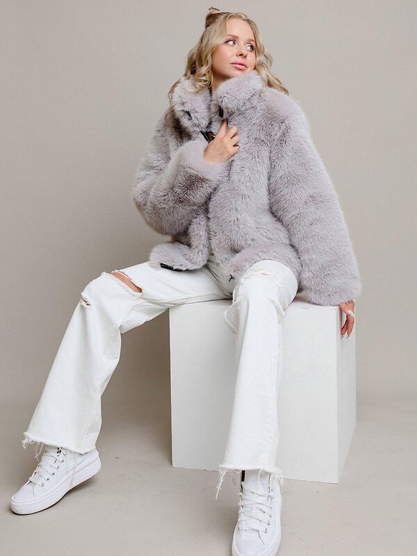 BATIK Шуба 576423 810-24о-3 Серый