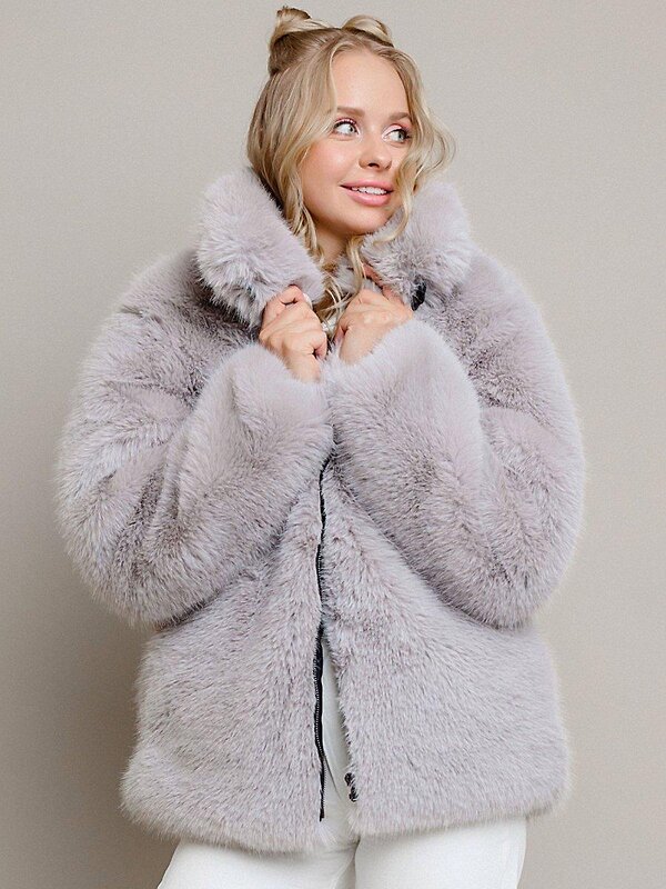 BATIK Шуба 576423 810-24о-3 Серый