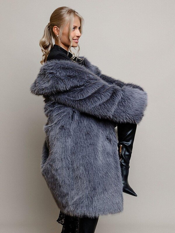 BATIK Шуба 576424 819-24о-3 Графит