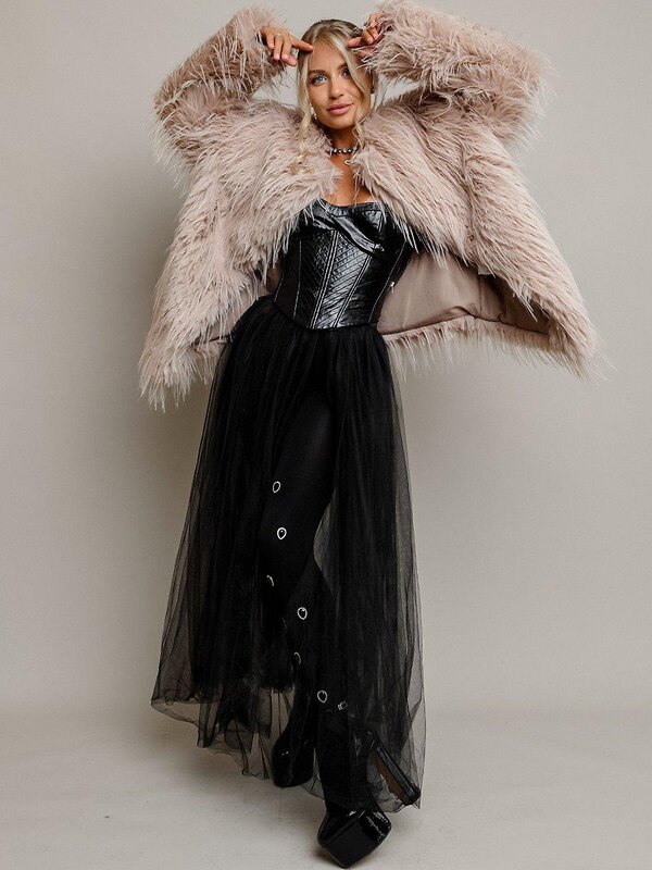 BATIK Шуба 576428 813-24о-3 Капучино