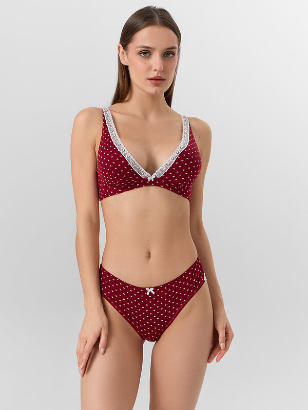 MARK FORMELLE Бюстгальтер 576434 512504 сердечки на т.красном