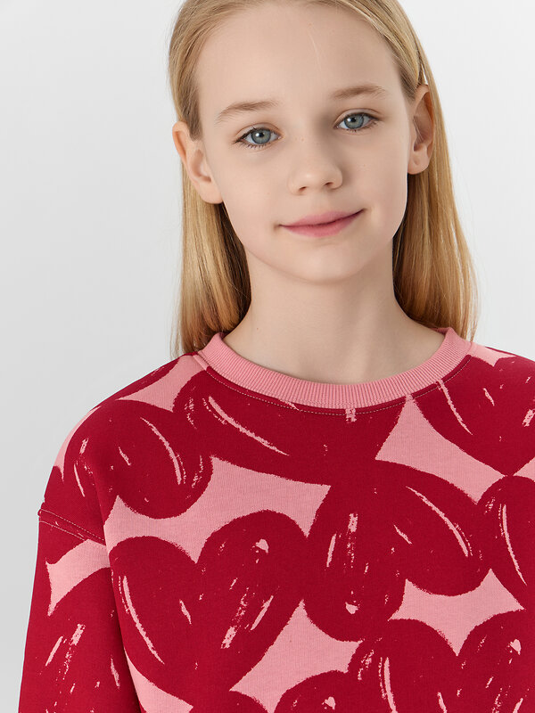 MARK FORMELLE Джемпер 576436 127916 сердечки на розовом