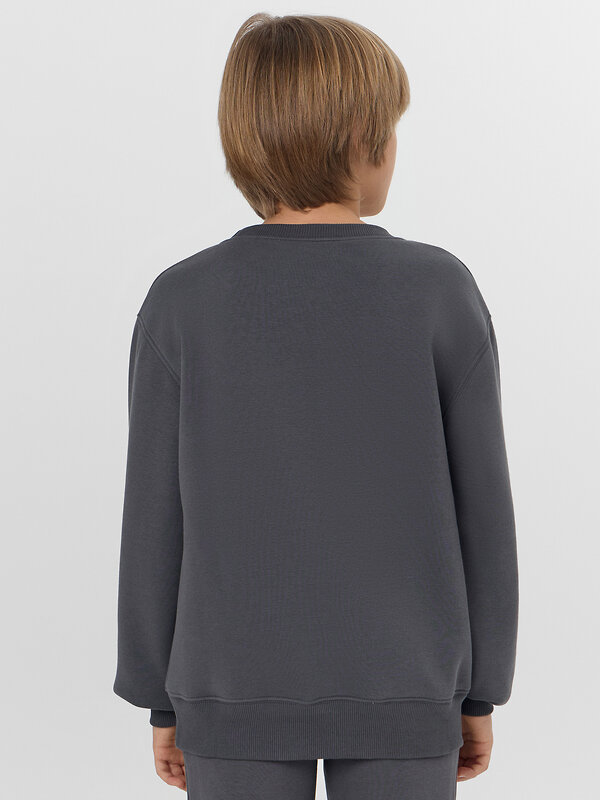 MARK FORMELLE Свитшот 576452 123431/1 серая жемчужина +печать