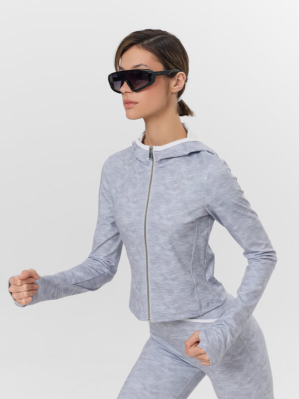 MARK FORMELLE Толстовка 576455 362007 серый меланж +печать