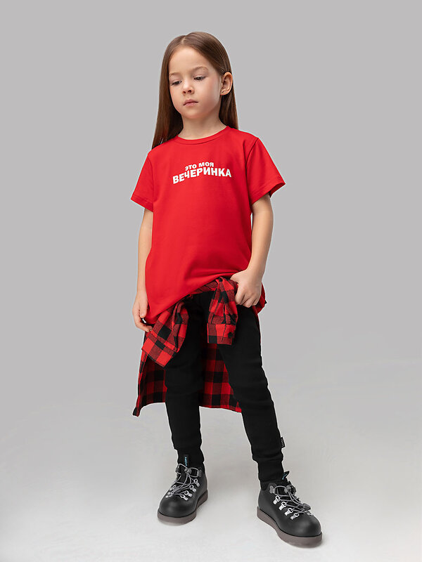 Bodo Футболка 576474 4-220MU красный (белый)