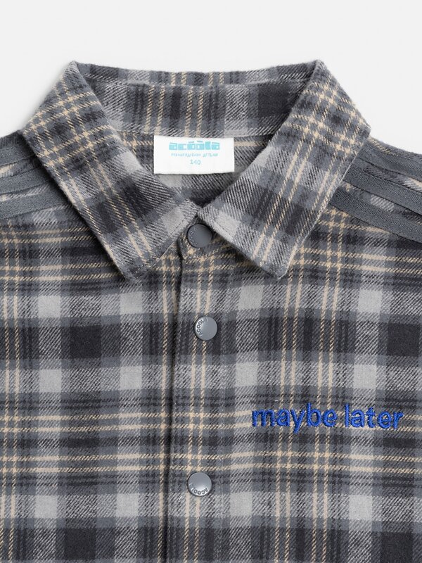 Acoola Сорочка 576530 20140280202 серая клетка