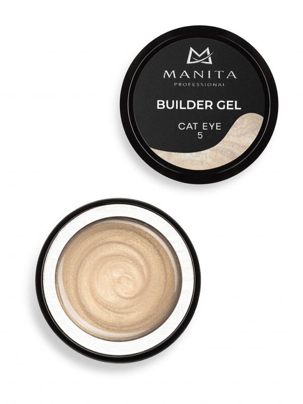 MANITA Гель моделирующий для ногтей / Builder Gel Cat Eye №05, 15 мл 576551 28206 