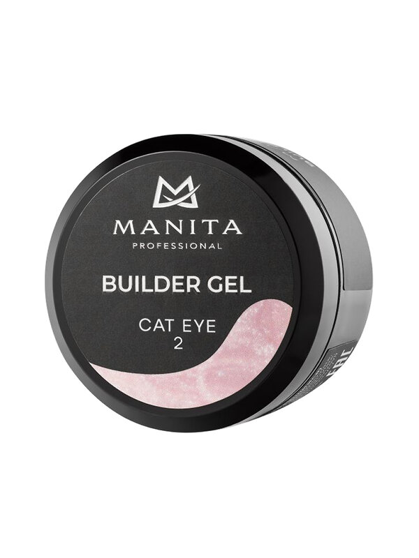 MANITA Гель моделирующий для ногтей / Builder Gel Cat Eye №02, 15 мл 576555 28203 