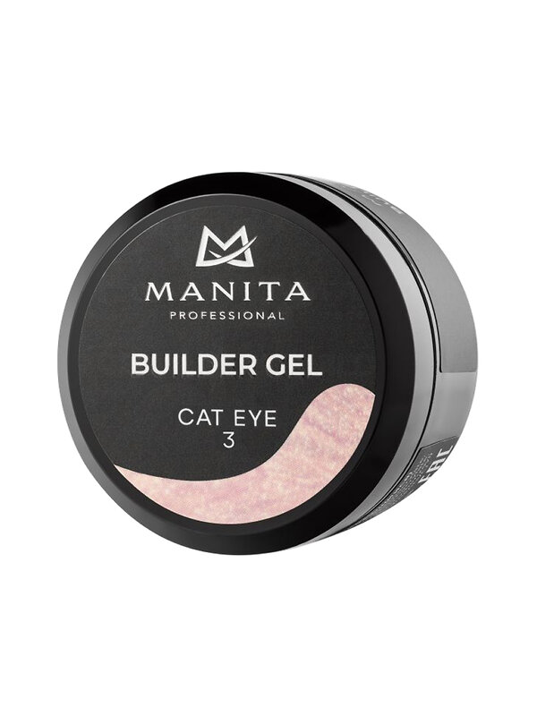 MANITA Гель моделирующий для ногтей / Builder Gel Cat Eye №03, 15 мл 576560 28204 