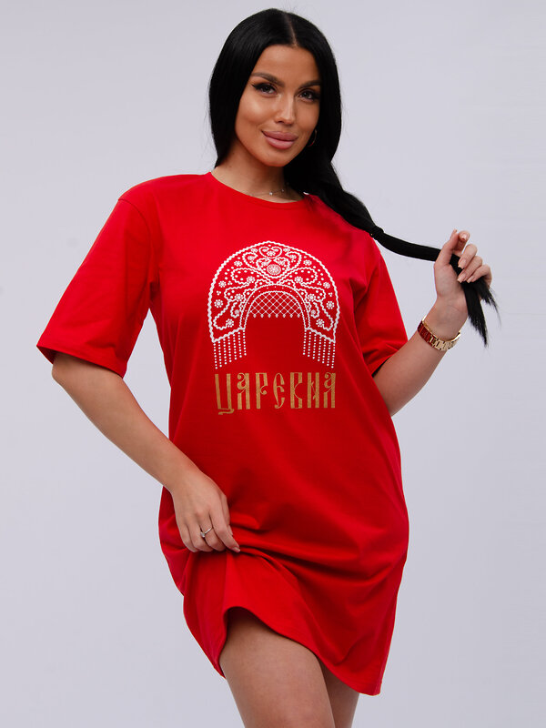 Malina Сорочка 576582 1842к красный