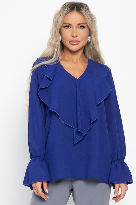 LT Collection Блуза 576612 Б15023-8М синий