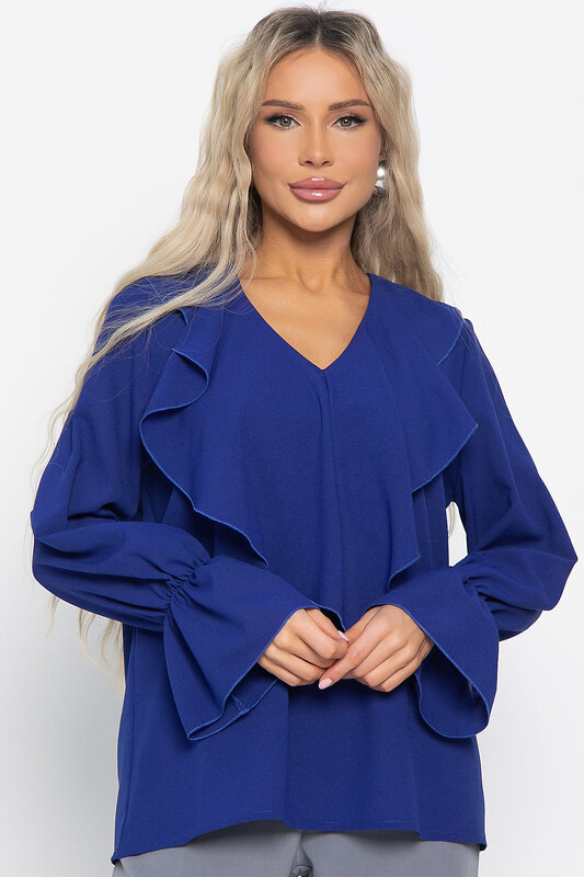 LT Collection Блуза 576612 Б15023-8М синий