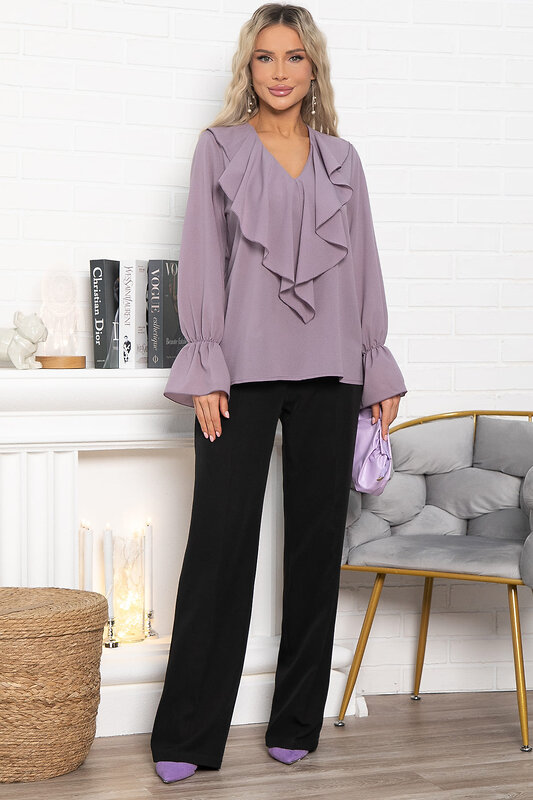 LT Collection Блуза 576613 Б15025-8М лиловый