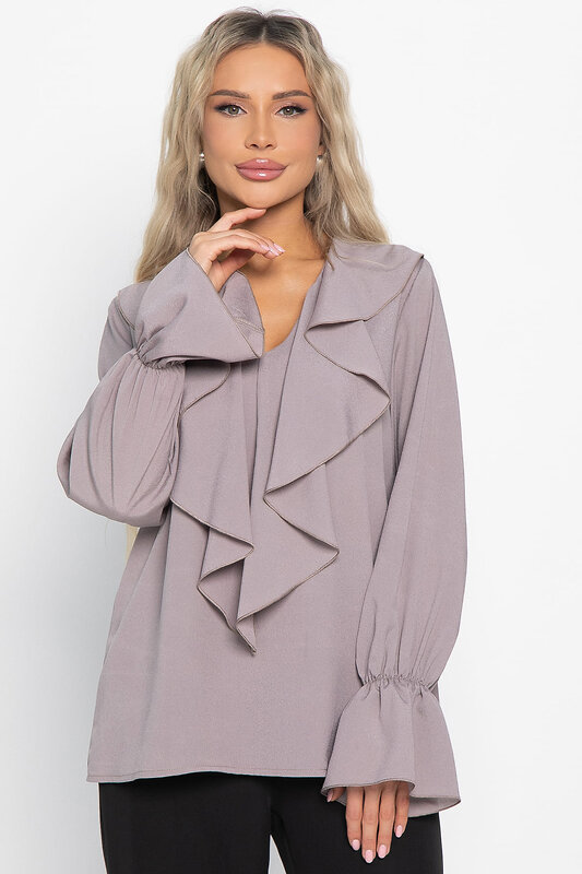 LT Collection Блуза 576614 Б15024-8М какао