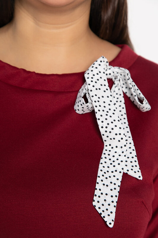 LT Collection Блуза 576620 Б14997-18М бордовый