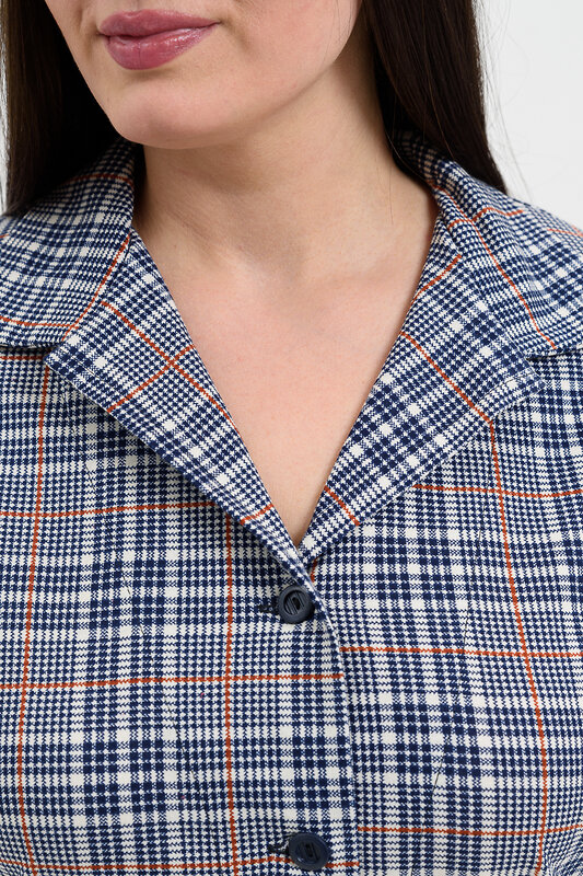 Натали Рубашка 576655 21603 серая клетка