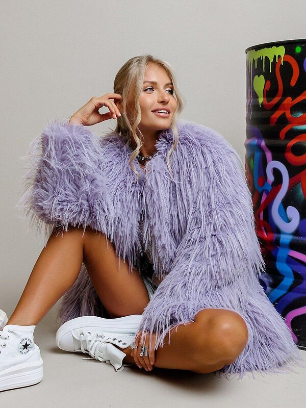 BATIK Шуба 576657 813-24о-4 Лаванда