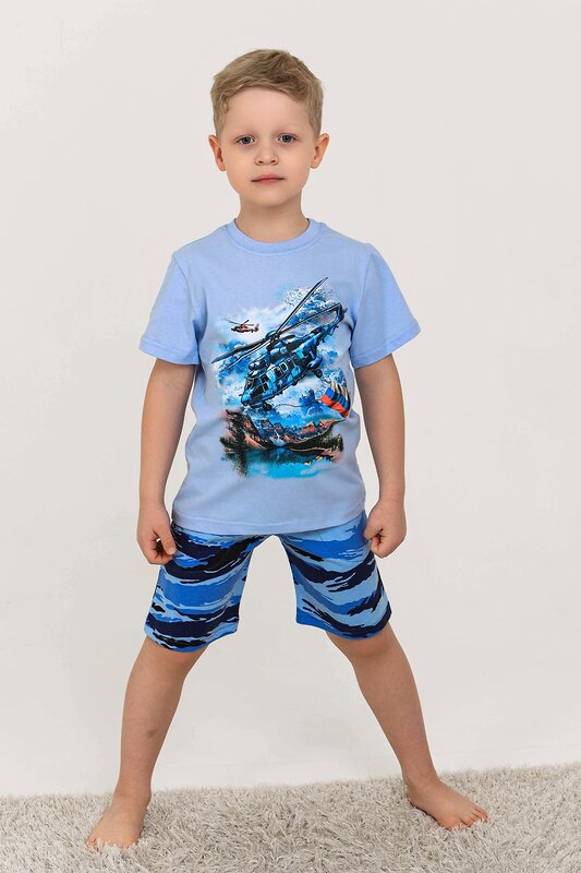 Натали Костюм 576663 Костюм Авиация детский голубой