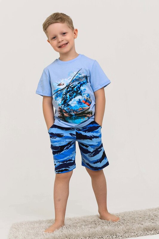 Натали Костюм 576663 Костюм Авиация детский голубой