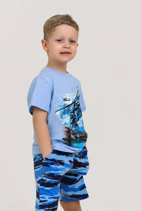 Натали Костюм 576663 Костюм Авиация детский голубой