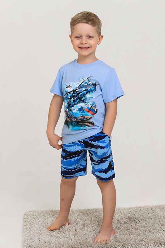 Натали Костюм 576663 Костюм Авиация детский голубой